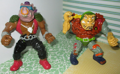 Vintage 1988 Mirage Studios General Traag Bebop Action Figure Toy