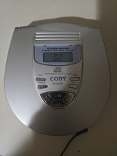 Coby CX-CD303 Portable CD Player Dynamic Bass Boost System Silver 2001 - WORKING