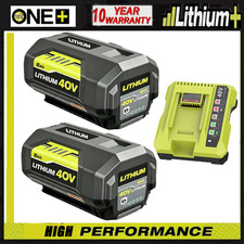 2Pack 40V 8.0Ah Replacement for Ryobi Lithium OP40602 Battery With LED / Charger