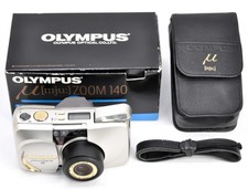 Near Mint Olympus mju Zoom 140 VF Infinity Stylus 35mm Compact Film Camera Japan