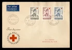 DR WHO 1952 FINLAND FDC MILITARY RED CROSS SEMI POST COMBO HELSINKI R60010