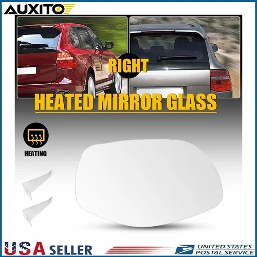 OE Replacement Right Heated Side Mirror Glass for Porsche Cayenne 2008-2010