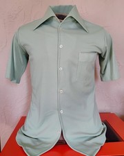 VTG Disco Danny 70's "Van Heusen Splendor II/Van Dual Seafoam Green S/S Shirt S