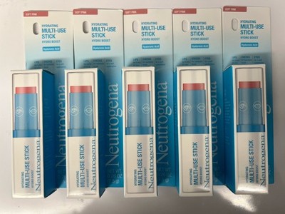 WOW 5 Neutrogena Hydrating Multi Use Stick SOFT PINK Hydro Boost FAST FREE SHIP!
