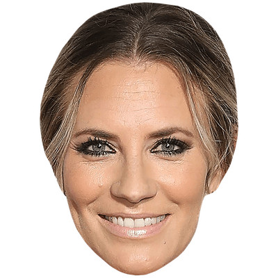 Georgina Jane Ainslie (Make Up) Celebrity Mask, Flat Card Face, Fancy Dress Mask