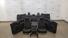 19 Gmc Sierra 1500 Slt Seat Set Front Rear Console Door Panels Black Leather