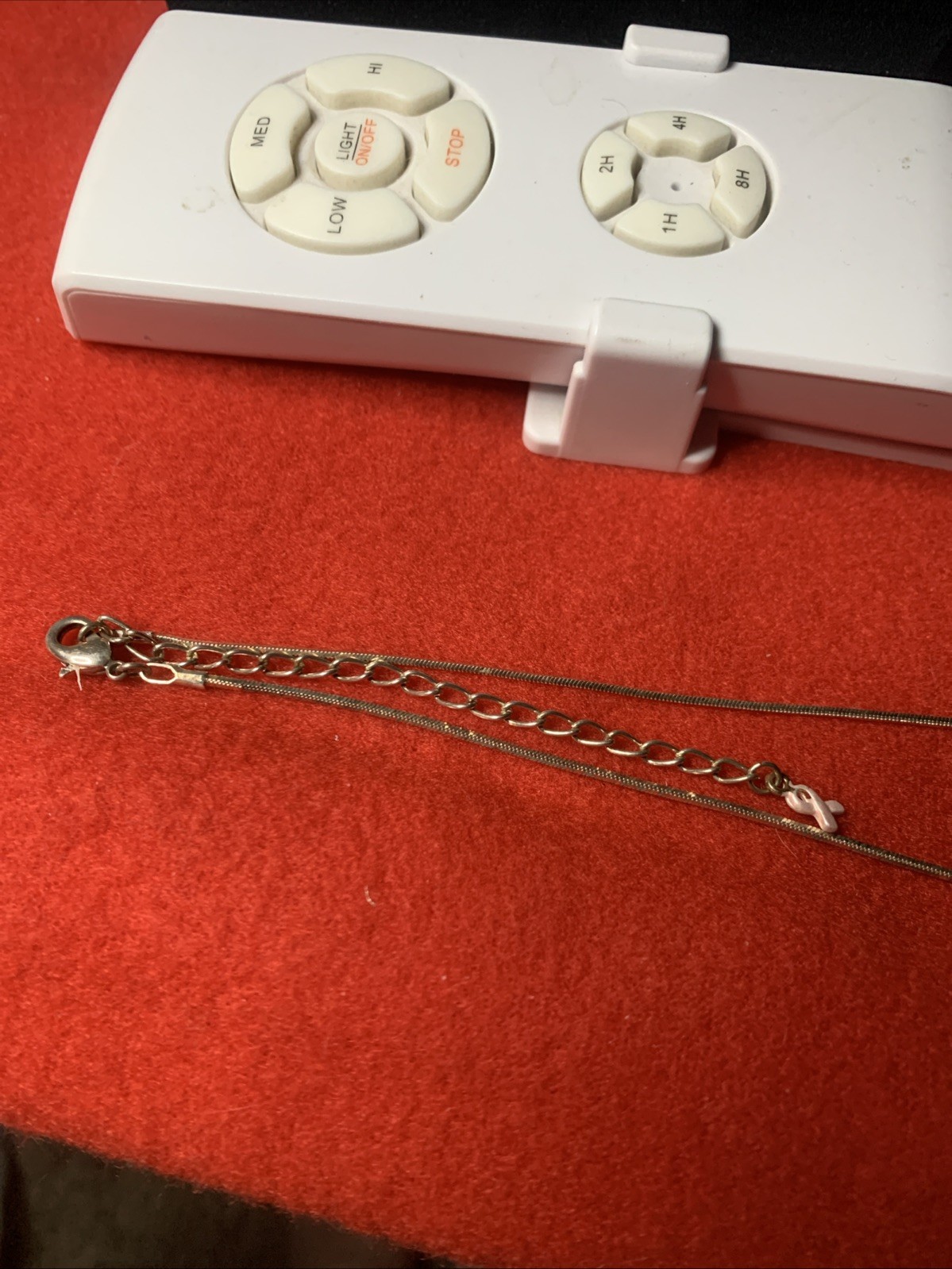 Beautiful Silver Single Herring Bone Necklace Ext… - image 2