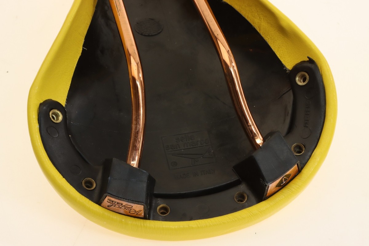 Selle San Marco Regal Girardi Yellow Leather Saddle Copper NEW Box