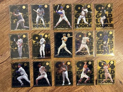 1994 Leaf Gold Leaf Rookies Complete Set 1-20 NM+, Delgado, Ramirez