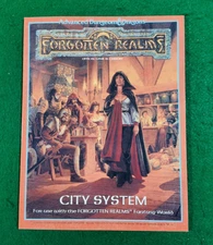 CITY SYSTEM Forgotten Realms Advanced Dungeons and Dragons AD&D 1e 1st Edition