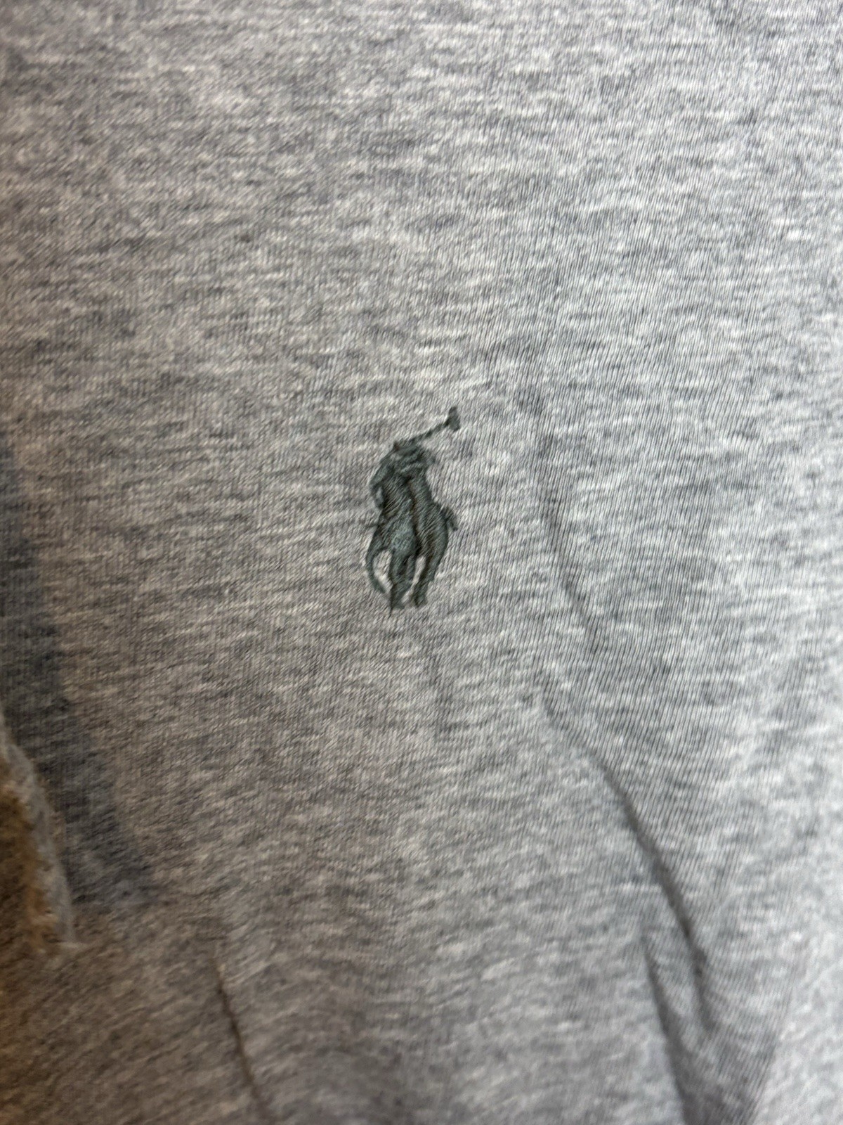 Polo Ralph Lauren Lightweigt felpa con cappuccio uomo media grigio erica nero pony