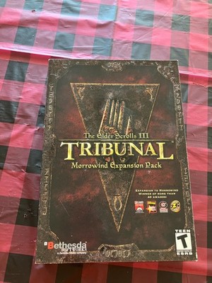 The Elder Scrolls III Morrowind Tribunal Expansion Pack BIG BOX CIB WITH MAP