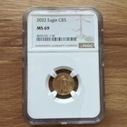 2022 American Gold Eagle NGC MS69 1/10 OZ Fine $5 Coin