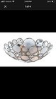 Crystorama Lighting  Palla series semi flush mount  model 524-SA light fixture — photo 3