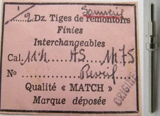 AS 1475 1568 watch part alarm female winding stem #401 * Wittnauer AC11 * T. 10