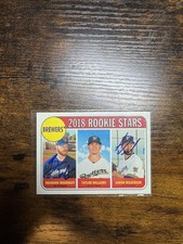 2018 Topps Heritage #394 Dual Signed Rookie Stars Woodruff/Williams/Wilkerson 