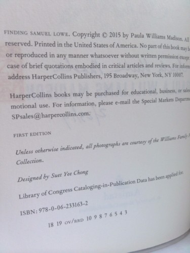 Finding Samuel Lowe: China, Jamaica, Harlem (Signed) - Picture 3 of 3