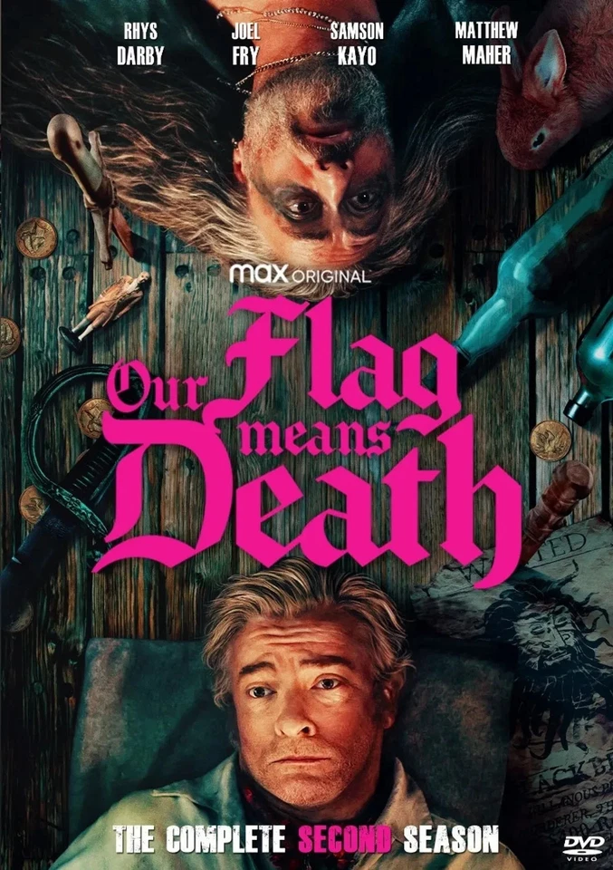 Our Flag Means Death TV Series DVD Comedy Full S1-S2 Full HD FREE SHIPPING 4DVD - Image 2 of 2