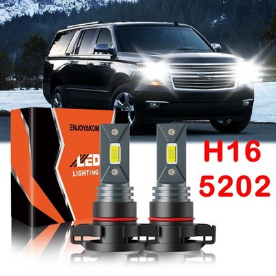 For Chevrolet Suburban 2018-2020 Front LED Fog Light High Power Lamp Bulb 6000K