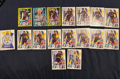 Topps Match Attax 2020/21 2021 Leicester City Near Full Team Set