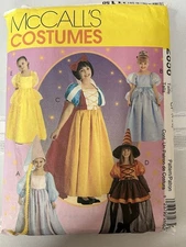 McCalls Costumes #2856 Sewing Pattern. Children’s Storybook Costumes. Size 4-6