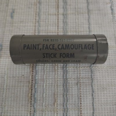 Vintage Vietnam Camouflge Face Paint Stick Green And Loam