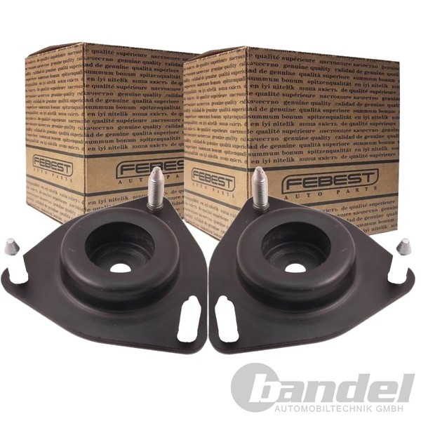 2X Febest Domlager Vorne Passend FüR CitroËN C-CROSSER C4 Dodge Caliber Jeep COM-image
