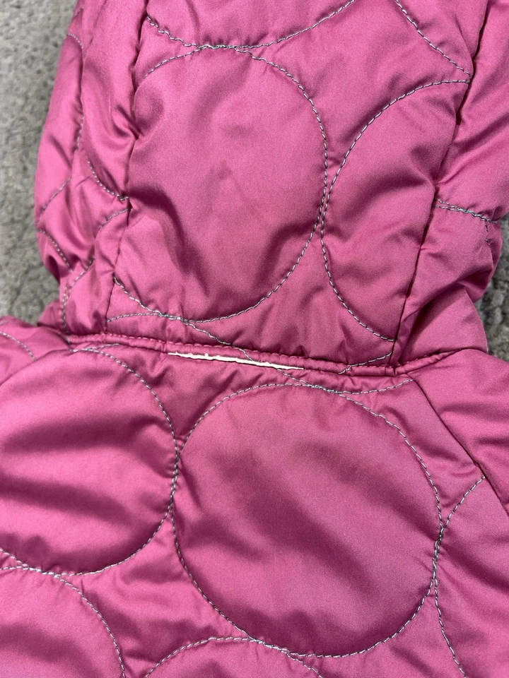 Chaqueta con Capucha Patagonia Niño Pequeño Reversible Puff - Rosa/Ciervo Estampado Floral 2T/3T Foto 4 de 4