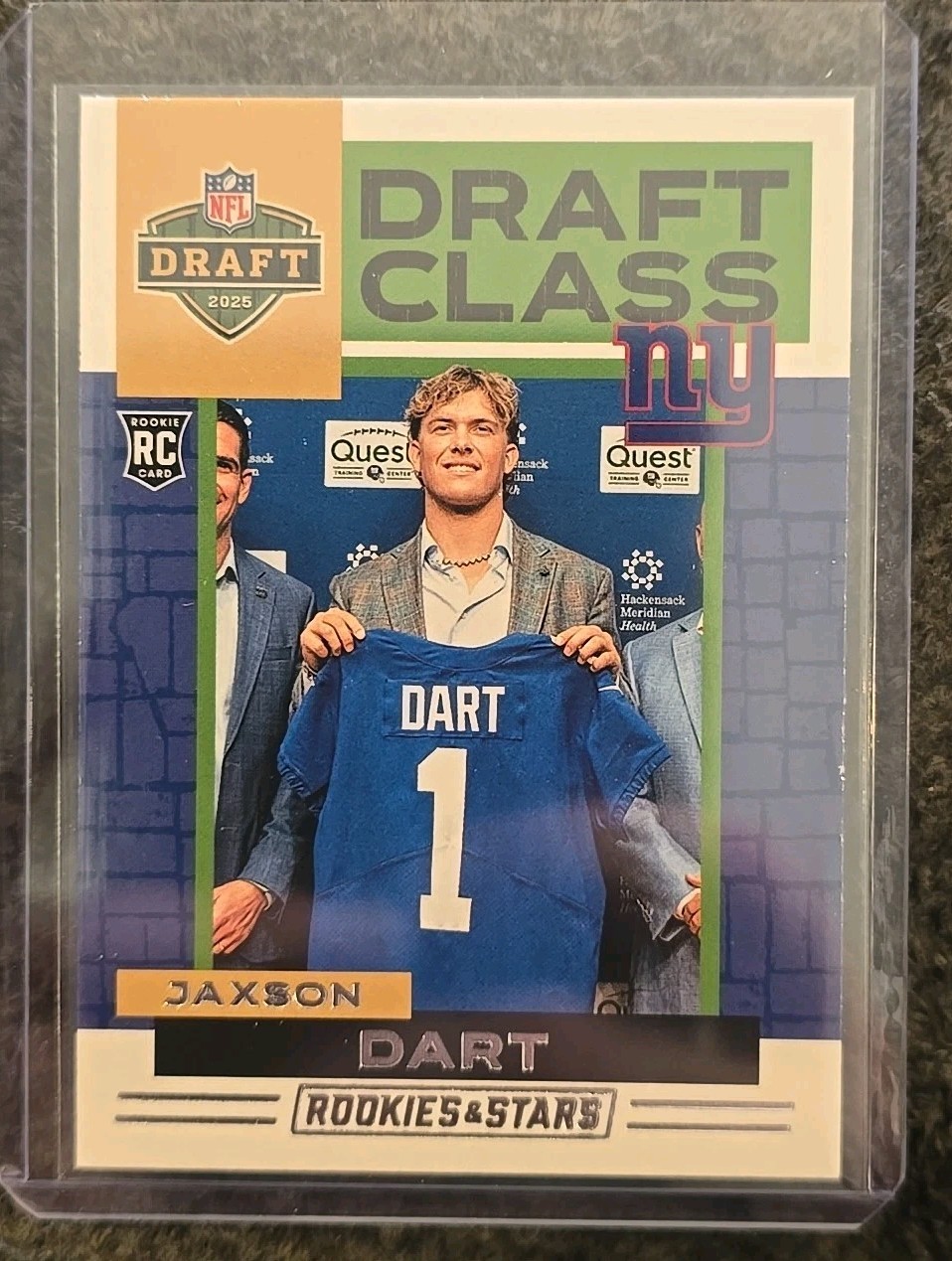 Jaxson Dart 2025 Panini Rookies & Stars Draft Class #17 New York Giants (RC)