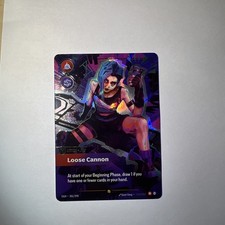 Jinx - Loose Cannon OVN (Overnumbered) OGN - 301/298 - NM Foil TCG Riftbound — live eBay listing