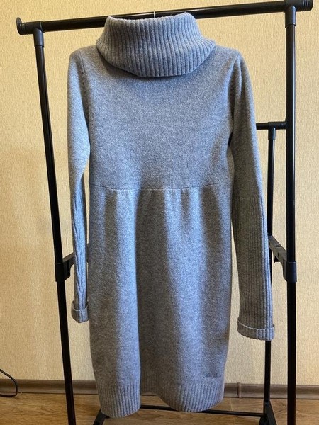 Women Pepe Jeans Dress Grey Wool 40 / L / 48