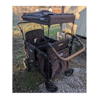 Keenz XC+ EVO - Luxury Comfort Stroller Wagon | Foldable with Adjustable Canopy 