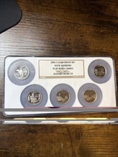 NGC PF69 Ultra Cameo 2003-S 5-Coin Clad Proof Set State Quarters