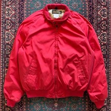Vintage Eddie Bauer Goose Down Bomber Jacket Red Size L