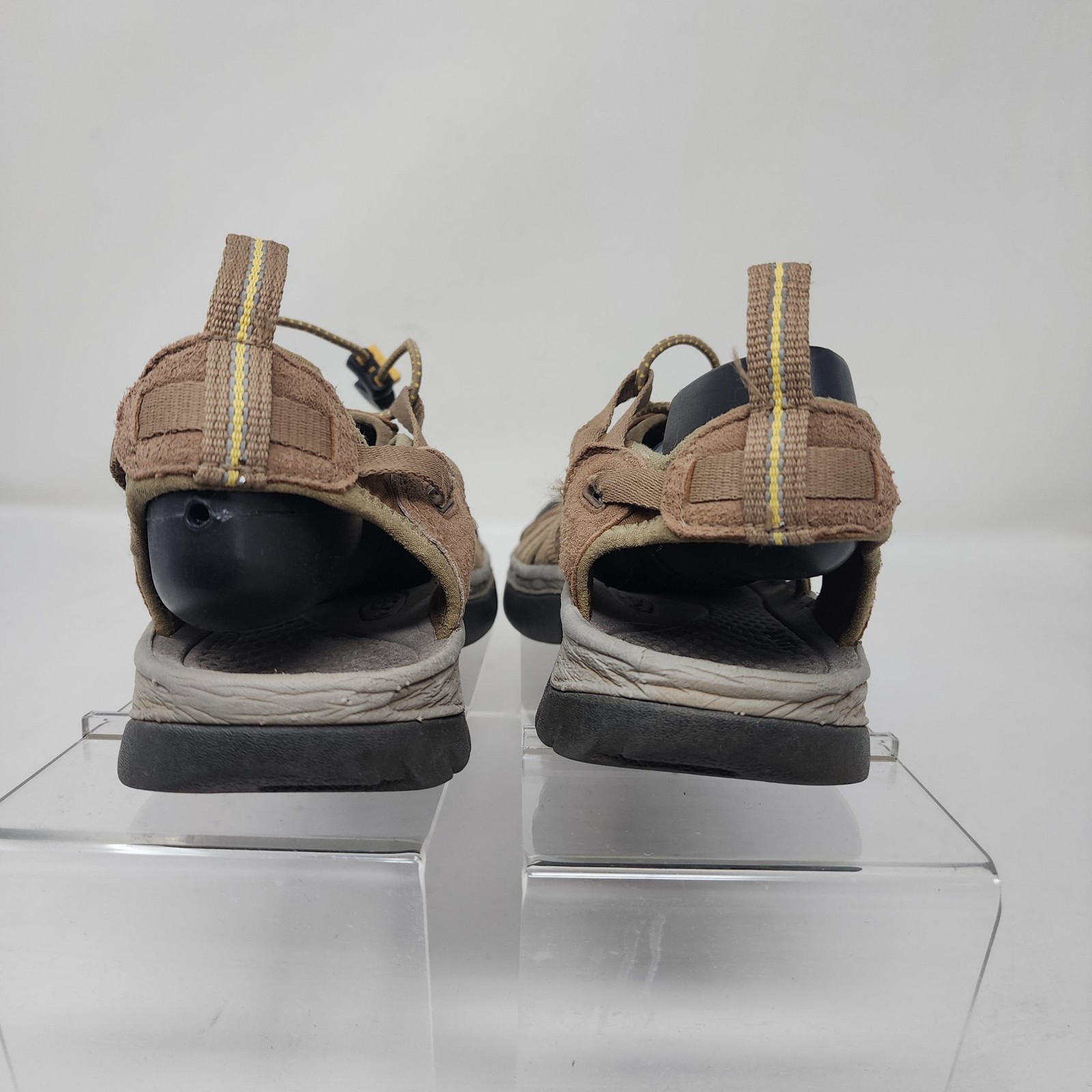 Scarpe Keen Newport H2 uomo taglia 7 sandali marroni punta chiusa impermeabili escursionismo