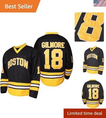 Official Happy Gilmore Black Hockey Jersey for Men -  Comfort Wear