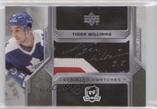 2006-07 Upper Deck The Cup Scripted Swatches /25 Tiger Williams #SS-DW Auto 4f5