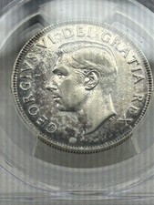 1948 canada 50 cents Narrow Date PCGS VF35