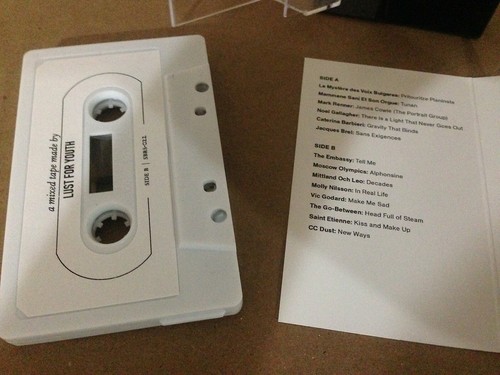 Lust For Youth Sacred Bones Record Society Mix Tape Cassette!!! molly nilsson!!! - Picture 2 of 2