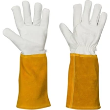Rose Pruning Gloves Leather Gardening Glove with Kevlar Lining mens, womens