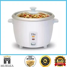 NEW 6-Cup Rice Cooker Medium or Large Meal for Soups Stews Oatmeal Porridge