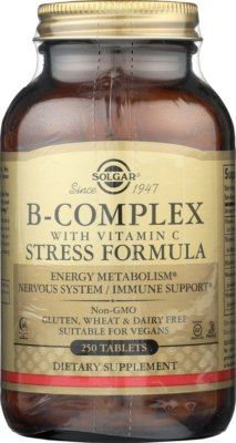 Solgar B-Complex with Vitamin C Stress Formula* 250 Tablets