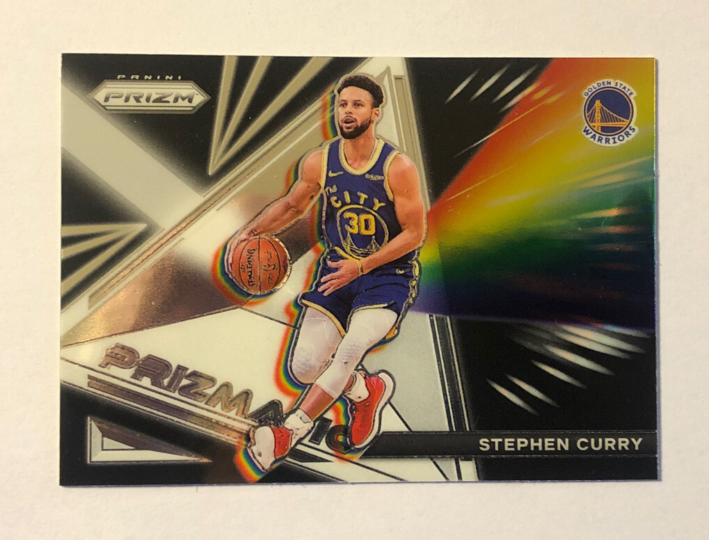 2021-22 Panini Prizm Stephen Curry Prizmatic Insert Card #26