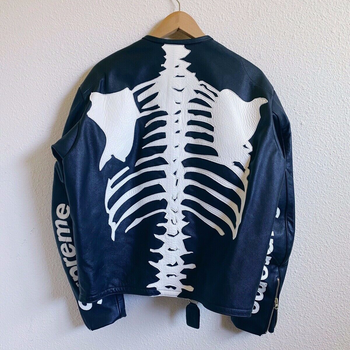 supreme vanson leather bones jacket