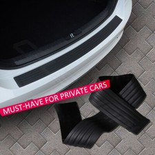 Rear Bumper Protector Trim Cover Black Rubber Sill Plate Cover Pad Guard