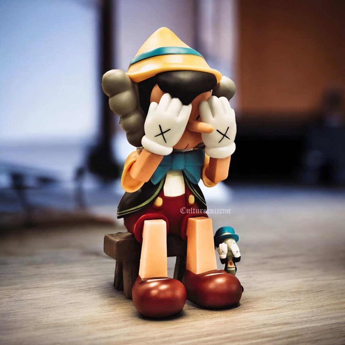 Kaws Pinocchio & Jiminy Cricket Style 9.5inch Collectable Figure