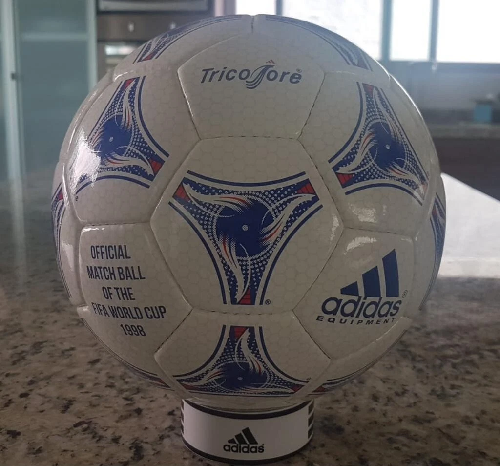 Adidas Tricolore Equipment Soccer Ball - FIFA World Cup 1998 Match Ball  Size 5