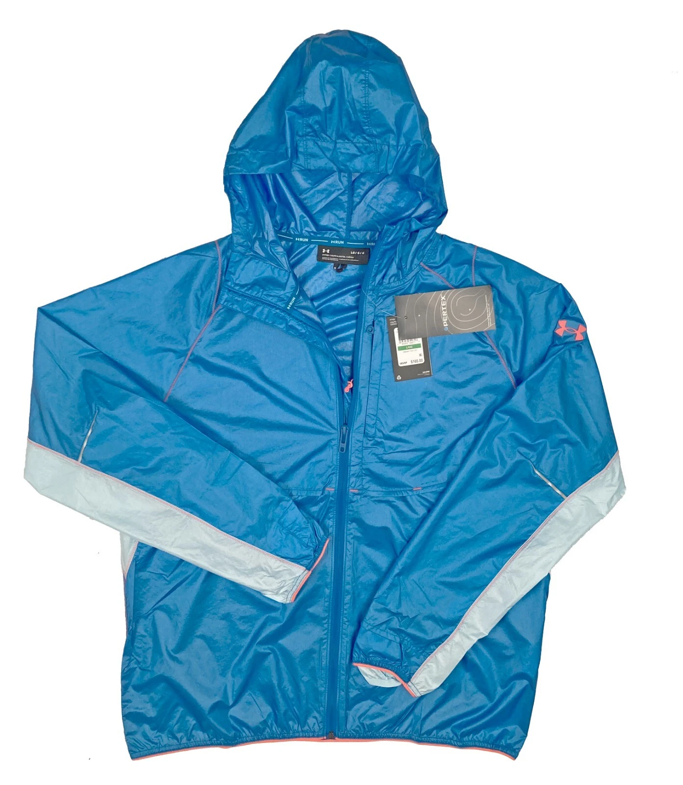 NEW $165 Under Armour Impasse Trail Jacket! Running Cycling Lightweight Pertex