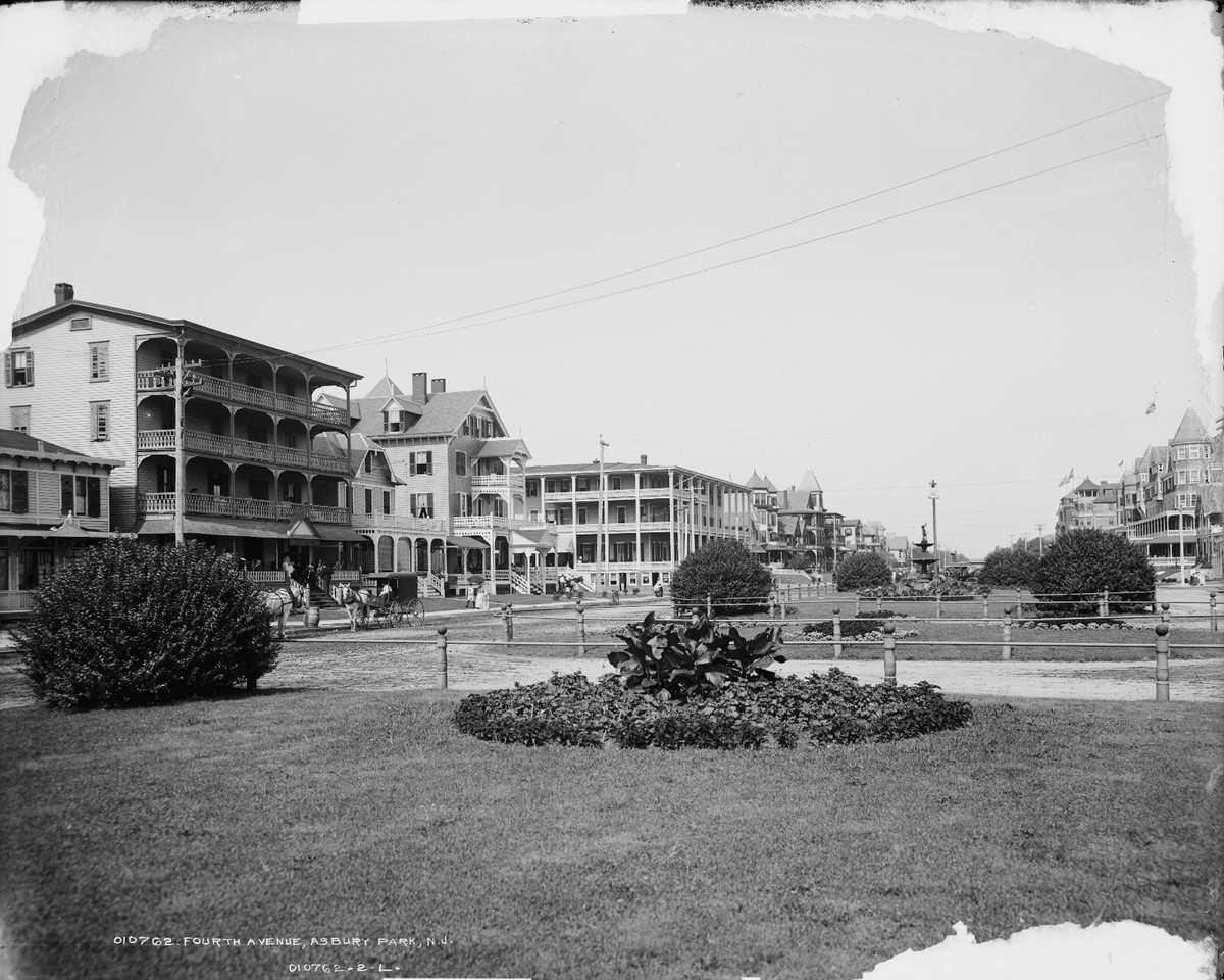 Asbury Park New Jersey shore buildings hotel Fourth Avenue 8X10 Photo #22