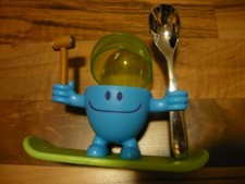 WMF Eierbecher McEgg blau | Eier Becher Willy Mia Fred mit Löffel NEU & OVP